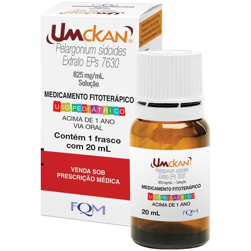 Umckan Solução 825mg/ml Farmoquímica 20ml