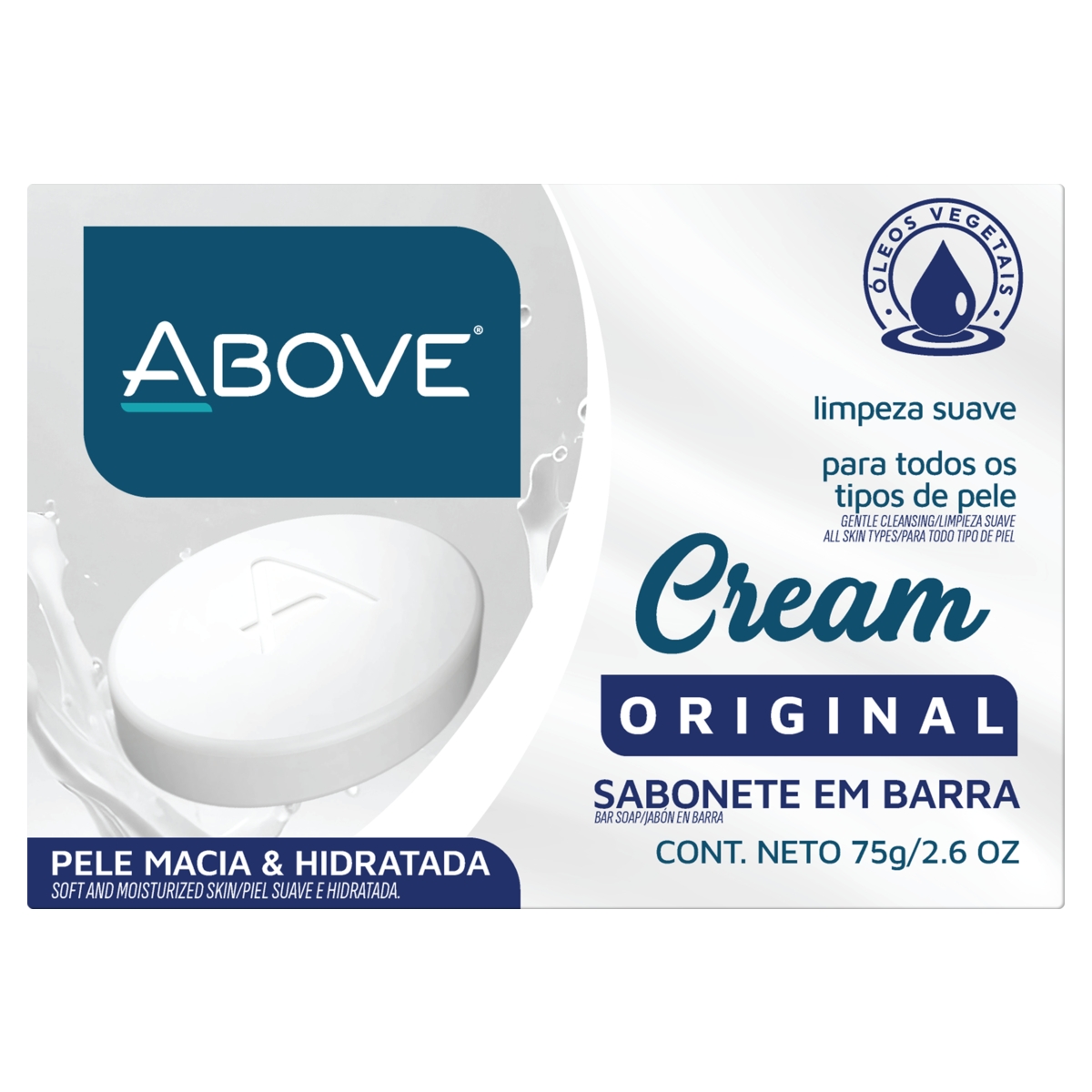 Farmácias APP - Sabonete Barra Original Above Cream Caixa 75g